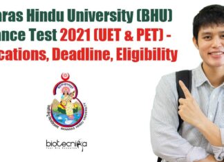 BHU Entrance Test 2021