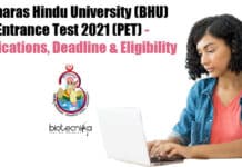 BHU PET Entrance Test