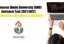 BHU UET Entrance Test