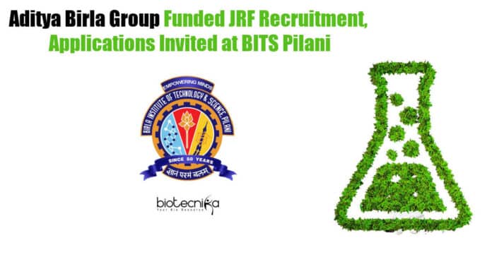 BITS Pilani JRF Jobs