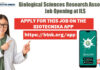 Biological Sciences PhD Job