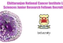 Chittaranjan National Cancer Institute Life Sciences Junior Research Fellows Recruitment CNCI Life Sciences JRF
