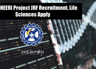 CSIR-NEERI Project JRF