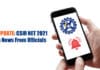 NEW UPDATE: CSIR NET 2021 Exam News From Officials CSIR NET 2021 News