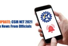 CSIR NET 2021 News