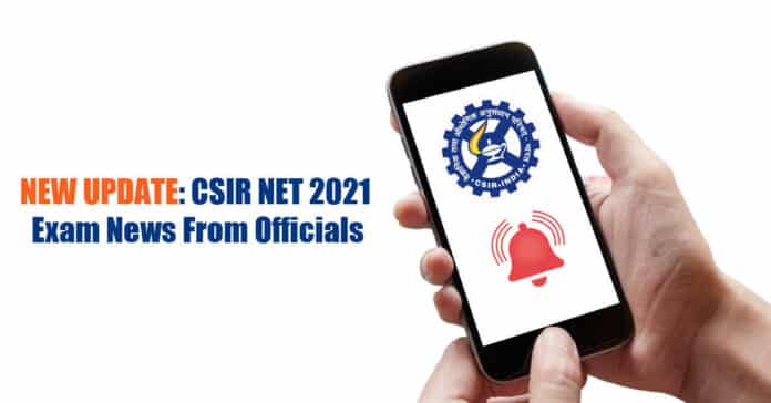 CSIR NET 2021 News