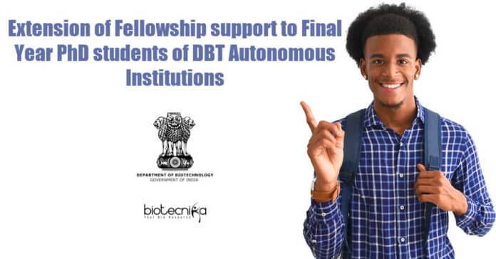 Extension of Fellowship support