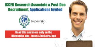 ICGEB Research Associate