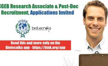 ICGEB Research Associate