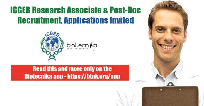 ICGEB Research Associate