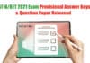 GAT-B/BET 2021 Exam Provisional Answer Keys & Question Paper Released GAT-B/BET 2021 Exam Answer
