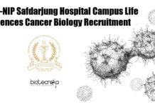 ICMR-NIP Safdarjung Hospital Campus Life Sciences Cancer Biology Recruitment ICMR-NIP Life Sciences Job