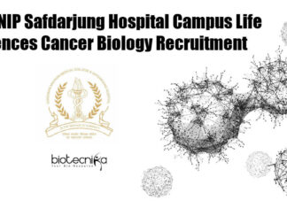 ICMR-NIP Life Sciences Job