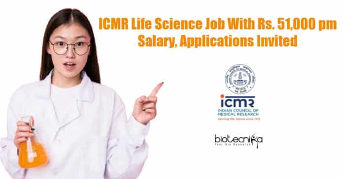 ICMR Project Research Scientist