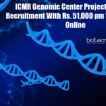 ICMR Genomic Center Project Scientist Recruitment With Rs. 51,000 pm Salary, Apply Online ICMR Project Scientist