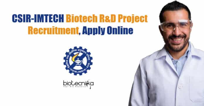 IMTECH Biotech R&D Project