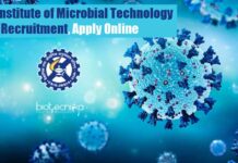 CSIR-Institute of Microbial Technology Recruitment, Apply Online IMTECH Project Job