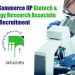 Ministry of Commerce IIP Biotech & Microbiology Research Associate Recruitment Indian Institute of Packaging