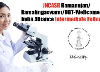 JNCASR Intermediate Fellowship