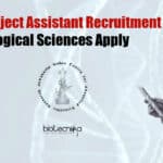 JNCASR Project Assistant Recruitment – Biological Sciences Apply JNCASR Project Assistant