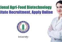 National Agri-Food Biotechnology Institute Recruitment, Apply Online NABI Research Jobs