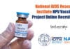 National AIDS Research Institute HPV Vaccine Project Online Recruitment NARI SRF Job