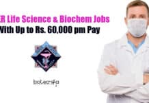 NIPER Life Science & Biochem Jobs With Up to Rs. 60,000 pm Pay NIPER Ahmedabad Jobs