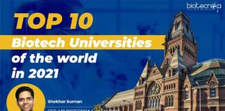 Top 10 Biotech Universities World