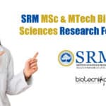 SRM Institute SRF Job