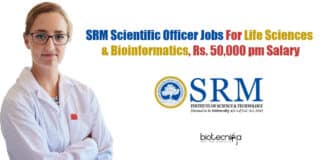 SRM Scientific Officer