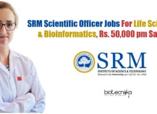 SRM Scientific Officer