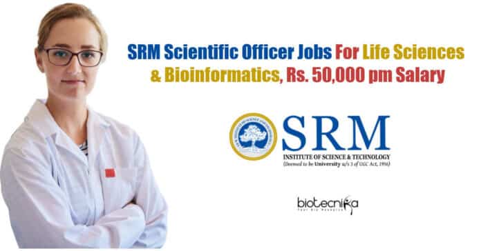 SRM Scientific Officer