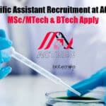 Scientific Assistant Recruitment