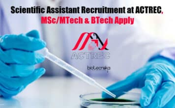 Scientific Assistant Recruitment