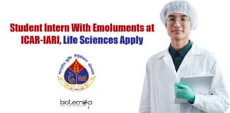 Student Intern at ICAR-IARI