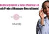 Tata Medical Center & Intas Pharma Ltd. Biotech Project Manager Recruitment Tata Medical Center Biotech