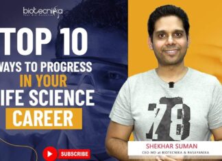 Life Science Career Tips - Top 10 Ways To Progress in Your Career