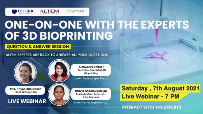 3D Bioprinting Altem Webinar