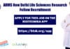 AIIMS New Delhi Life Sciences Research Fellow Recruitment AIIMS ICMR SRF Job