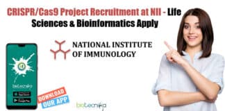 Bioinformatics Jobs at NII
