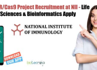 Bioinformatics Jobs at NII