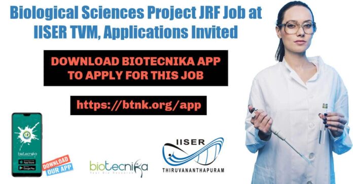 Biological Sciences Project JRF