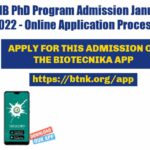 CCMB PhD Admissions 2022