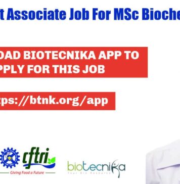 CFTRI Project Associate