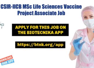 CSIR-IICB Project Recruitment