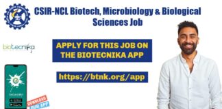 CSIR-NCL Project Jobs