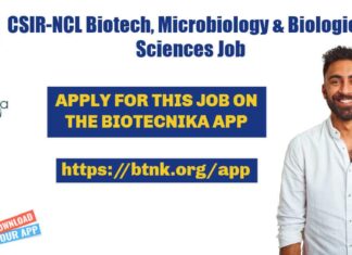CSIR-NCL Project Jobs