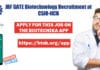 CSIR-IICB JRF (GATE) For Biotechnology, Attend Walk-In-Interview CSIR-IICB JRF