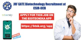 CSIR-IICB JRF