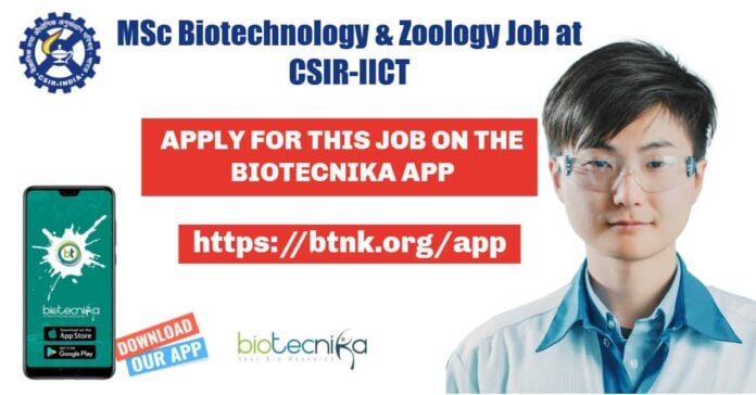 IICT Biotech Jobs